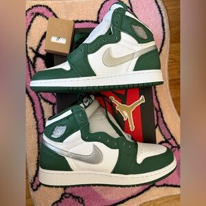 Air Jordan 1 Retro High OG Gorge Green GS -7Y